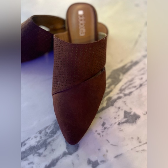 NWOT deep reddish- brown mules - Picture 3 of 3